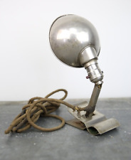 Vintage Industrial Light Drafting Table Lamp Clamp On Workbench Mount Antique picture