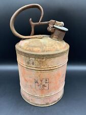 Rare Vtg Underwriters Laboratories Safety Gas Can NYC Railway Railroad Co 1930s picture