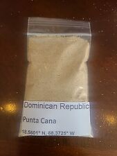 Dominican Republic,Punta Cana Beach Sand Sample  Approximately 30ml. picture