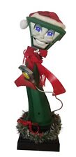 Vintage 1997 Telco Frank E Post Singing Animated Christmas Lamppost Street Light picture