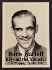 Boris Karloff 1998 Beyond the Monster Card #P1 (NM) picture