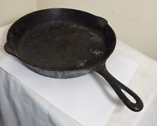 SMART vintage cast iron PAN no.9 BROCKVILLE ONT skillet frying vintage picture