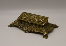 Luxury Rare French 19 Century Solid Bronze Box, (Ash tray, Tobacco Tray) picture
