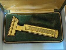 Antique Hold Schick Open Comb Magazine Repeating Safety Travel Razor w/Case 1926 picture