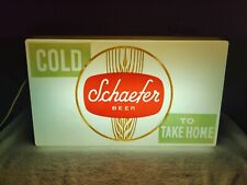 Vintage Schaefer Beer Sign 