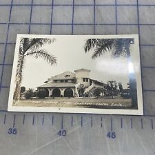 Vintage Postcard 1930s Panama Canal Zone Fort Clayton Post Theater  picture