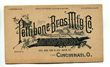Pettibone Bros. Mfg Co., Vintage Advertising Card picture