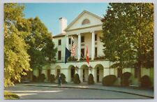 Williamsburg Inn Colonial Golf Tennis Swimming Famous Vintage Chrome Postcard picture