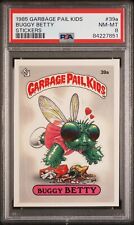 TWO STAR 2 ** 1985 Topps Garbage Pail Kids Series 1 OS1 Buggy Betty 39a PSA 8 NM picture
