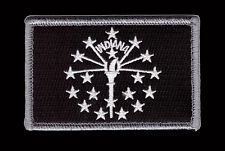 INDIANA STATE FLAG TACTICAL SWAT HOOK LOOP PATCH (MTI1) picture