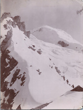 France, Mont Blanc, Dôme du Gûter, vintage print, ca.1890 vintage print shot picture