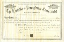 Leadville and Pennsylvania Consolidated Mining Co. - Mining Stocks picture