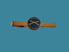 U.S MILITARY U.S ARMY INFANTRY TIE BAR TIE TAC CLIP ON U.S.A MADE picture