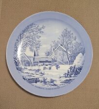 Currier & Ives - The Farmer's Home Winter Plate - Vintage picture
