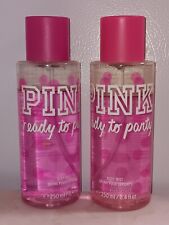 (2) PINK Victoria’s Secret Ready To Party 8.4oz Fragranc Mists (RARE/RETIRED) picture