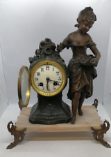 Old French Japy Freres & CIE D. HONNEUR BRONZE table clock MECHANIC FULL WORKING picture