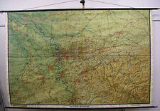 School Wall Map Role Map Rhine Ruhr Pott 95 11/16x62 5/8in 1zu75.000 picture
