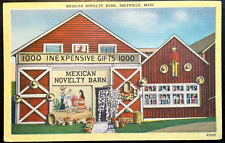 Vintage Postcard 1930-1945 Mexican Novelty Barn, Sheffield, Massachusetts (MA) picture