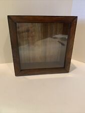 Handmade Wooden Display Box 7.5”x7.5”and 2.5” Deep. VTG  picture