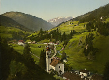 Tyrol, Brennerbahn, Gries, total view PC vintage photochrome, Austria photo picture