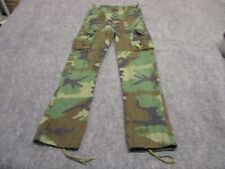 US Army Woodland Pants Men's TAG 30x35 Actual 28x33 Zip Fly Vintage Combat picture