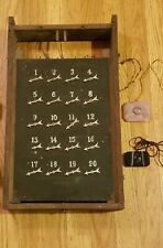annunciator panel Antique with call Bells, Providence Rhode Island 1894 picture