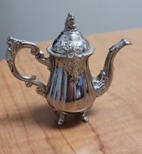 Vintage GODINGER Silver Plated Tea / Coffee Pot Shaped Salt or Pepper Shaker 1pc picture