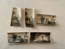 5 c.1920's Children in Wooden Hy O Way Coaster Wagon Black and White Photograph picture