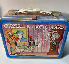 Vintage 1974 Goober And The Ghost Chasers Inch High Private Eye Metal Lunchbox picture