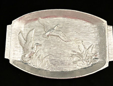 Pewter tray with embossed Geese marked USA picture