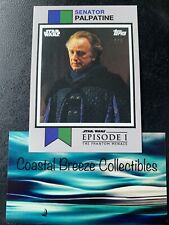 2023 TOPPS STAR WARS THROWBACK THURSDAY SILVER PARALLEL #19 SENATOR PALPATINE /5 picture