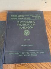 Rare 1953 US Navy Naval Photographic Interpretation Handbook picture