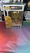 Funko Pop Marvel Star-Lord #353 Chrome Gold Box Lunch Exclusive picture