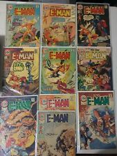 E-MAN #1 - #10 BRONZE AGE CHARLTON 1973 - ALL SIGNED BY : JOE STANTON picture