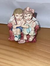 Ganz Perfect Little Place Whispers Of Love PL203 Angels Girl Boy Couch Figurine picture
