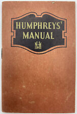 Humphreys Manual Medicine Company 1943 Homeopathic Remedies Booklet picture