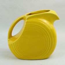 Fiesta Sunflower Small Disk Pitcher 32oz Yellow HLC Fiestaware Homer Laughlin picture
