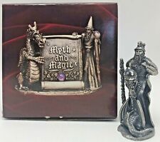 Myth and Magic Tudor Mint Pewter Fantasy Figurine The Dragon Spell 3045 picture