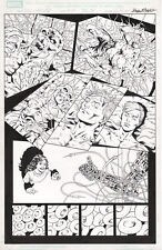 New Mutants Forever #5 p21 Original Comic Art by Al Rio Warlock Shadowcat Cypher picture