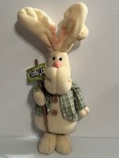 Vintage Bunny Rabbit Standing Easter Spring Decoration 12” With Tag picture