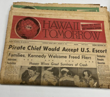 Hawaii Tomorrow Honolulu Star Bulletin Newspaper Progress Edition 1961 picture