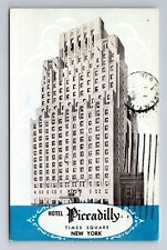 New York City NY-New York, Hotel Piccadilly, Advertise, Vintage c1965 Postcard picture