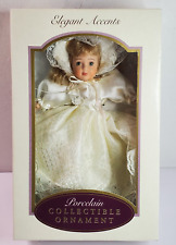 DG Creations Porcelain Collectible Doll Ornament European Style Elegant Accents picture