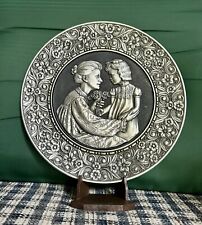 CHILMARK Mother & Daughter 1979 Pewter Plate By ALBERT C PETITTO #302 USA No Box picture