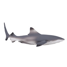 Mojo BLACK TIP REEF SHARK plastic animal sea toy figure model figurine fish bath picture