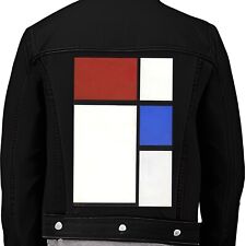 Piet Mondrian's Composition No. II Artwork Large Iron/Sew On Patch Art Print picture