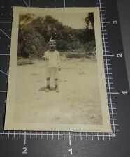 BOY YELL Beanie Hat Child Screaming SCREAM Angry Child Funny L@@K Vintage PHOTO picture