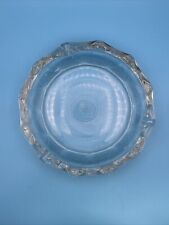 Large Clear Pressed Glass Ashtray Jacksonville University Cigarette Cigar picture