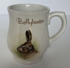 Rabbit Mug Ballybunion ShannonBridge Potteries Cup Clovers Irish Coffee Tea Hare picture