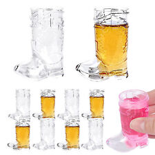 10pc Cowboy Boot Plastic Beer Mug Cup Shot Western Cowboy Party Bar Home picture